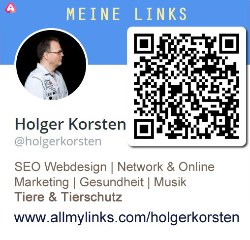QR Profil Bild Holger Korsten AllMyLinks TIERE