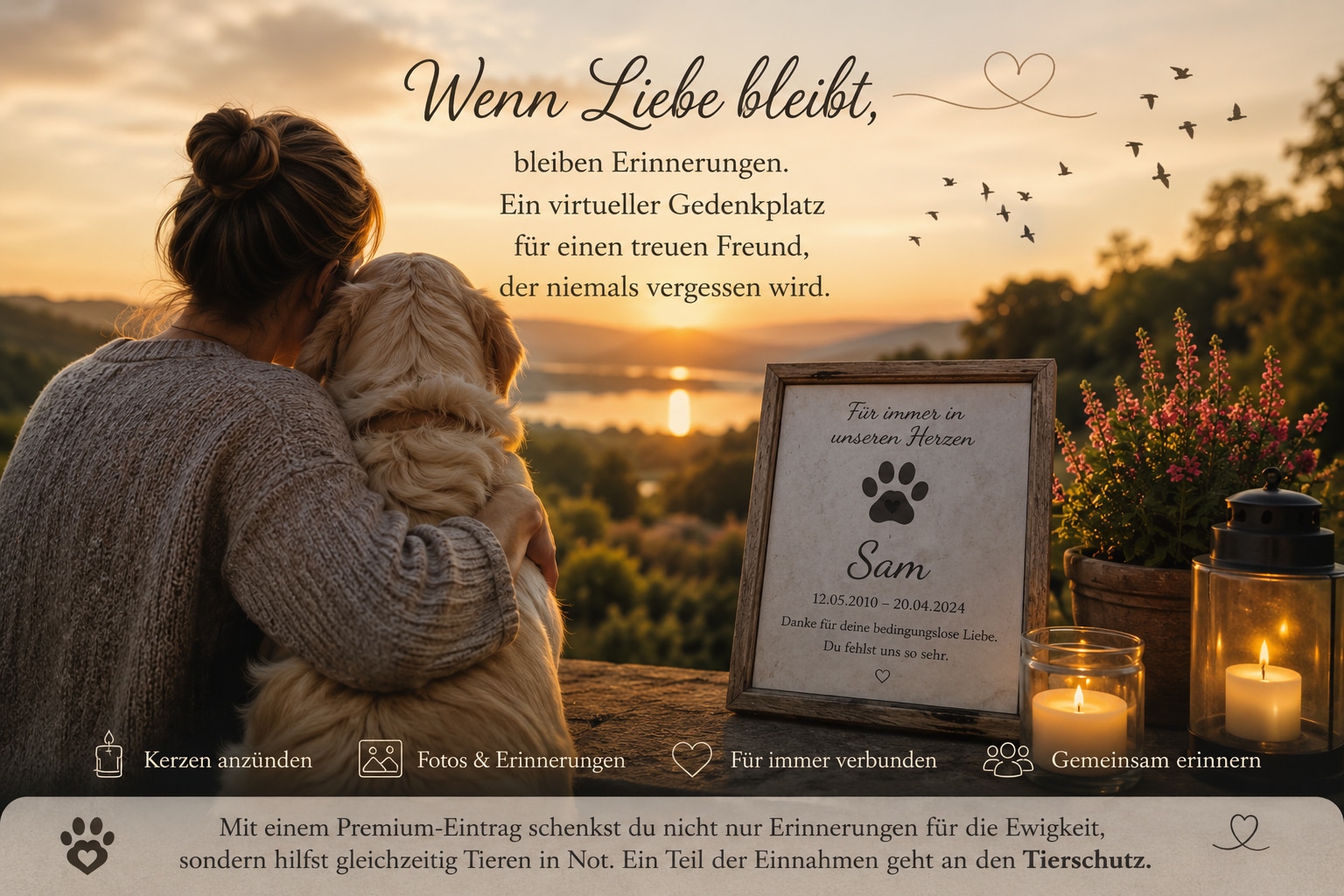 Virtueller Tierfriedhof – Warum Erinnerungen an geliebte Tiere so wichtig sind